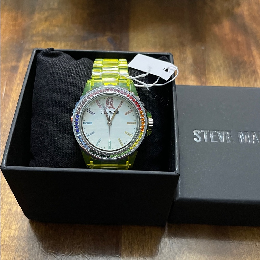 Steve Madden women’s watch brand new in gift box.